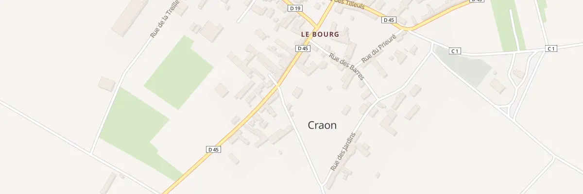 Plan du 3 Rue des Porches à Craon