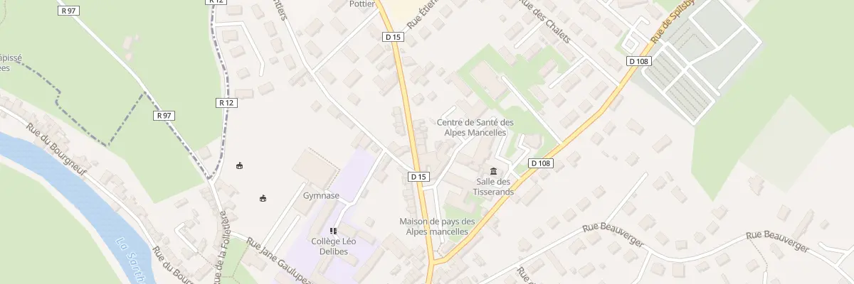 Plan du 12 Rue de L Abbe Lelievre à Fresnay-sur-Sarthe