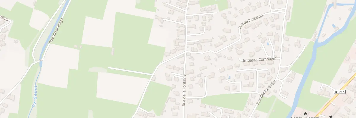 Plan du 36 Rue de la Fontaine à Juillan