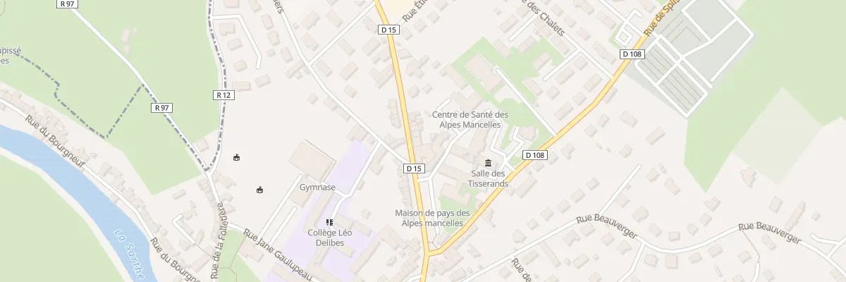 Plan du 10 Rue de L Abbe Lelievre à Fresnay-sur-Sarthe