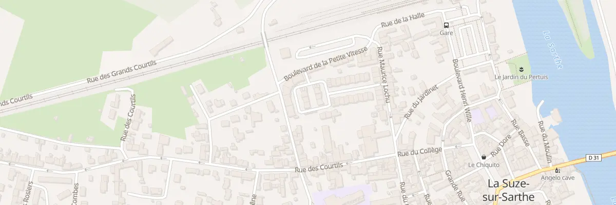 Plan du 2 Rue de la Charlotte à La Suze-sur-Sarthe
