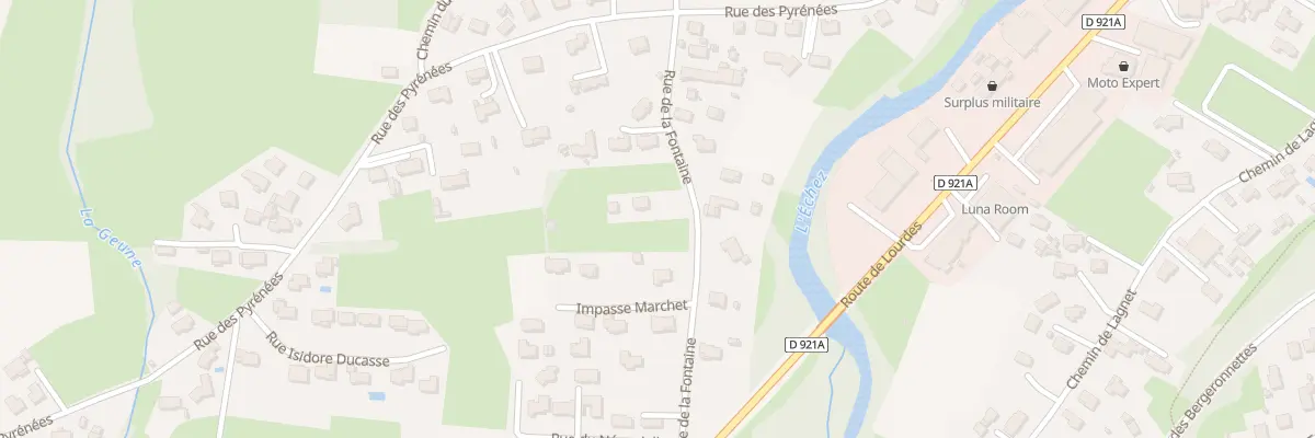 Plan du 48 Rue de la Fontaine à Juillan