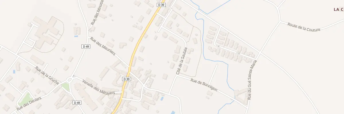 Plan du 17 Cité de la Saulaie aux Trois-Moutiers