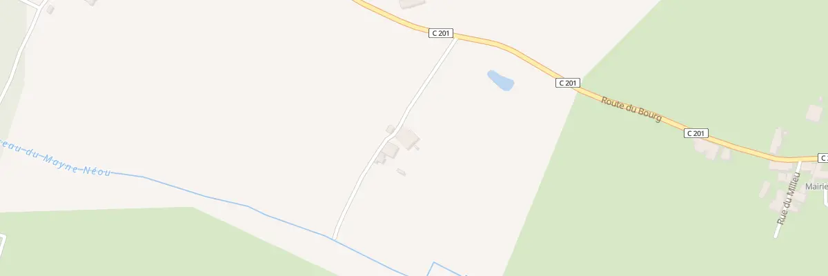 Plan du 737 Rte du Bourg à Ruffiac