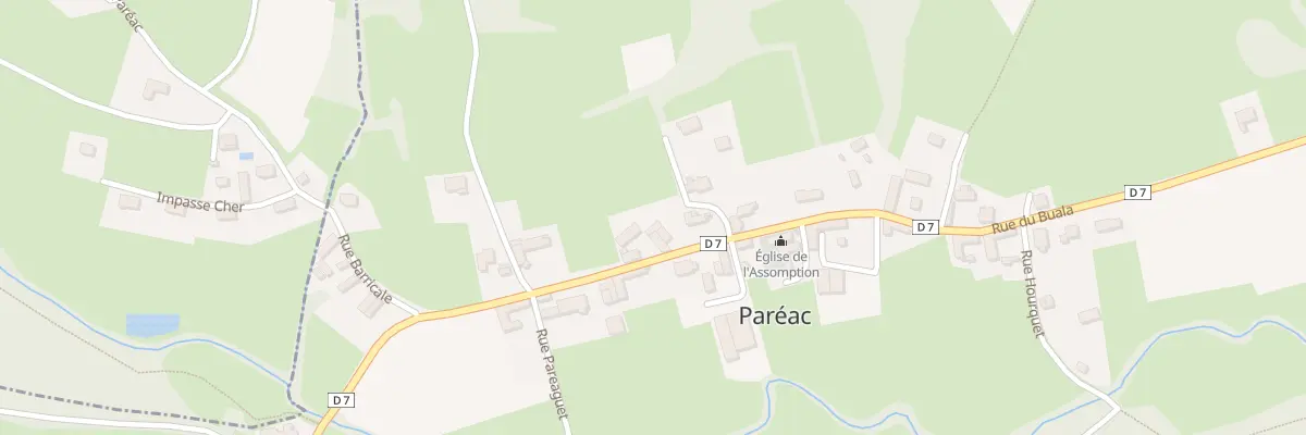 Plan du 13 Rue du Buala à Paréac