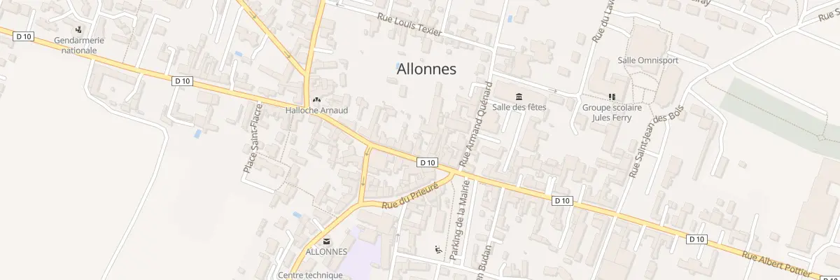 Plan du 146 Rue Albert Pottier à Allonnes