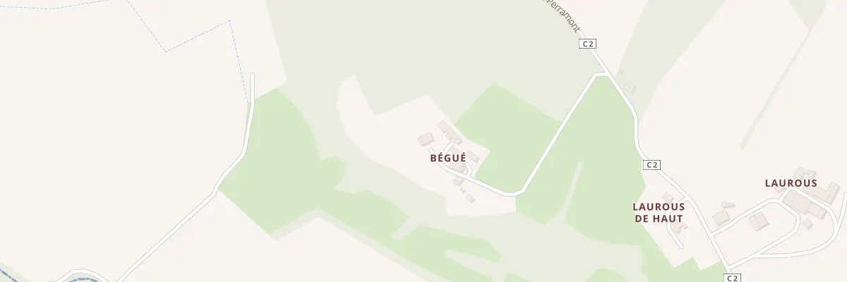Plan du 1279 Rte de Perramont à Manciet