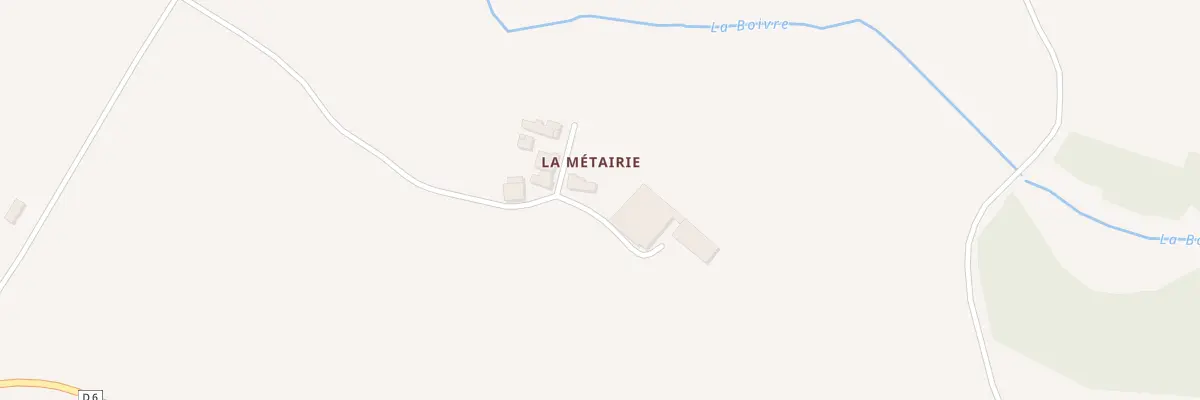 Plan du 2 La Metairie à Boivre-la-Vallée