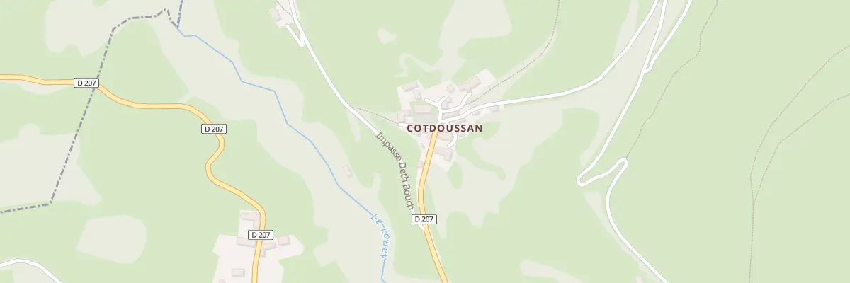 Plan du 1 Imp du Cutour à Ourdis-Cotdoussan