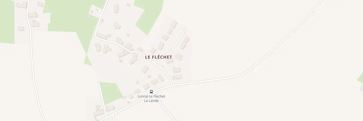 Plan du 8 Pre du Fléchet à Lonrai