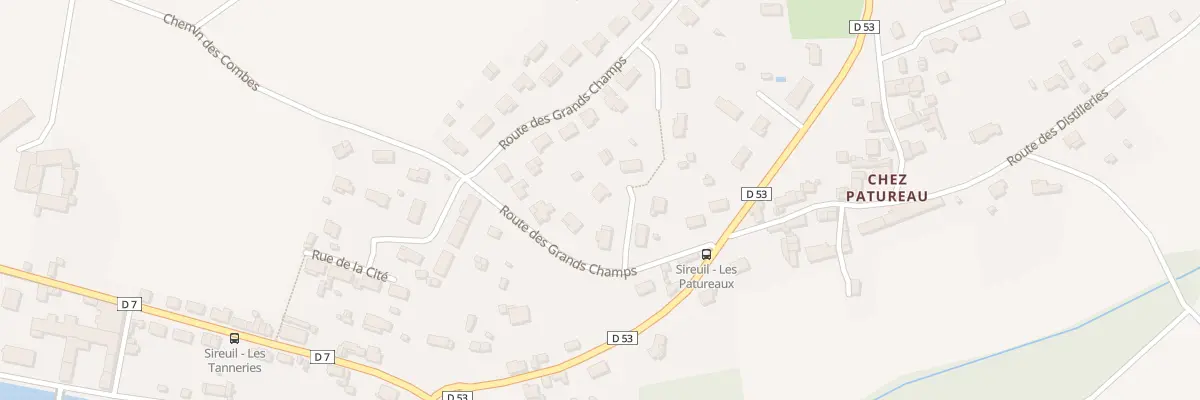 Plan du 6350 Les Grands Champs à Sireuil