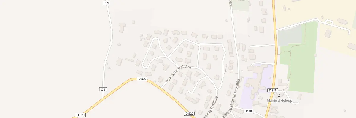 Plan du 39 Hameau de Bellevue à Héloup