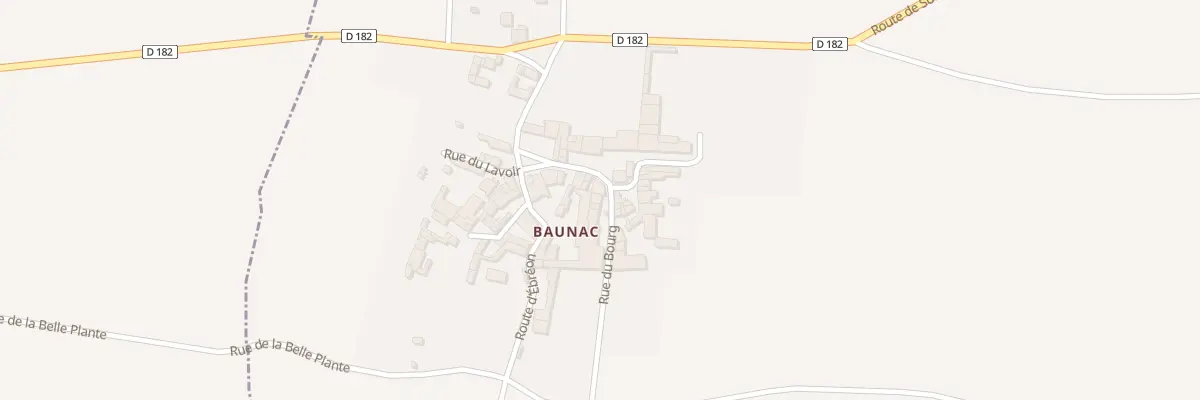Plan du 5049 Baunac à Ébréon