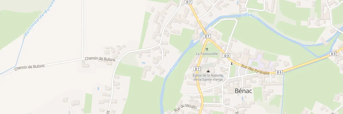 Plan du 5 Imp du Benaques à Bénac