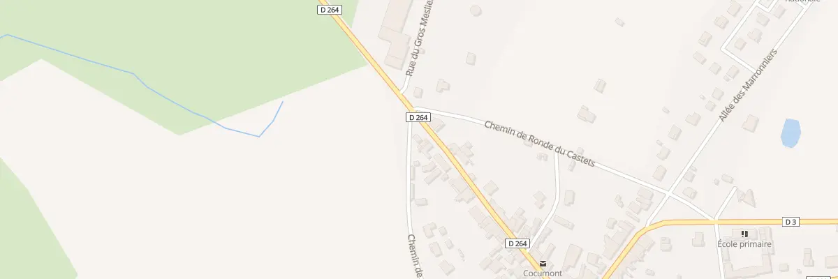 Plan du 39 Rue du Grapput à Cocumont