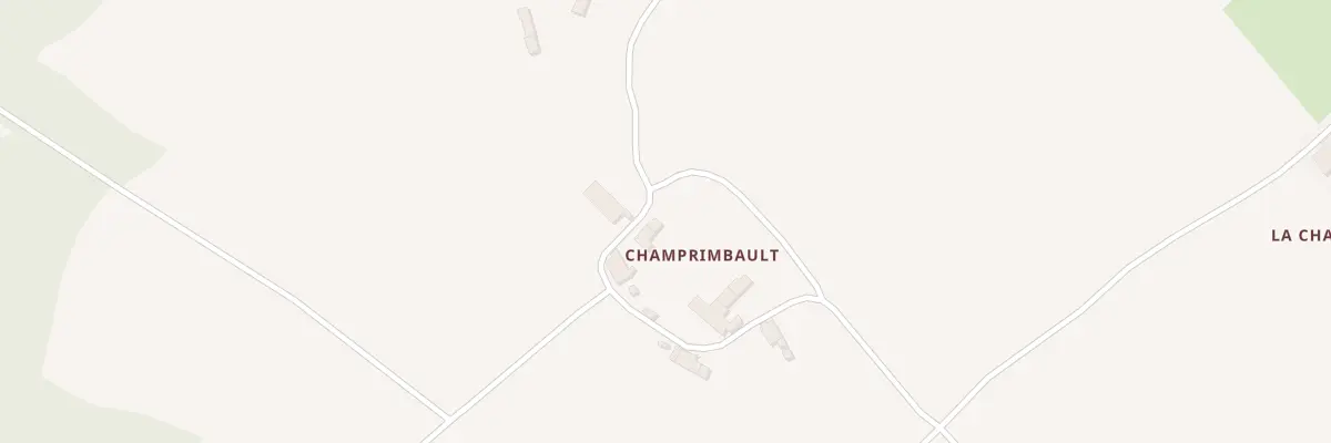 Plan du 24 Che de Champrimbault à Sainte-Soline