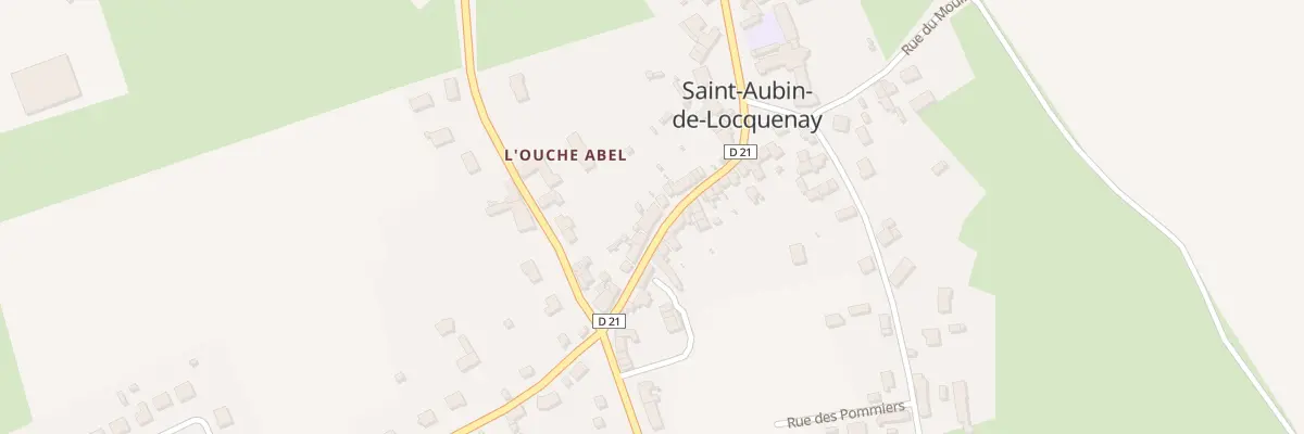 Plan du 10 Rue de St Christophe à Saint-Aubin-de-Locquenay