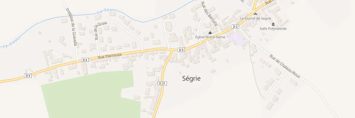 Plan du 56 Rue Pierreuse à Ségrie