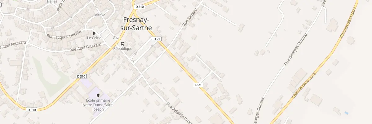 Plan du 17 Rue Paul Doumer à Fresnay-sur-Sarthe