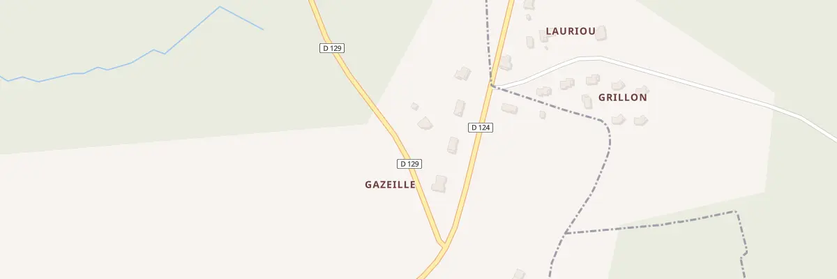Plan du 1 Gazeille à Saint-Hilaire-de-la-Noaille