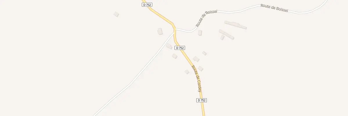 Plan du 4 Rte de Cordey à Boischampré