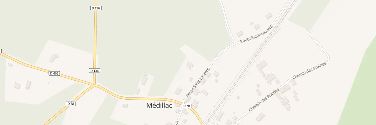 Plan du 5100 Pont de Corps à Médillac