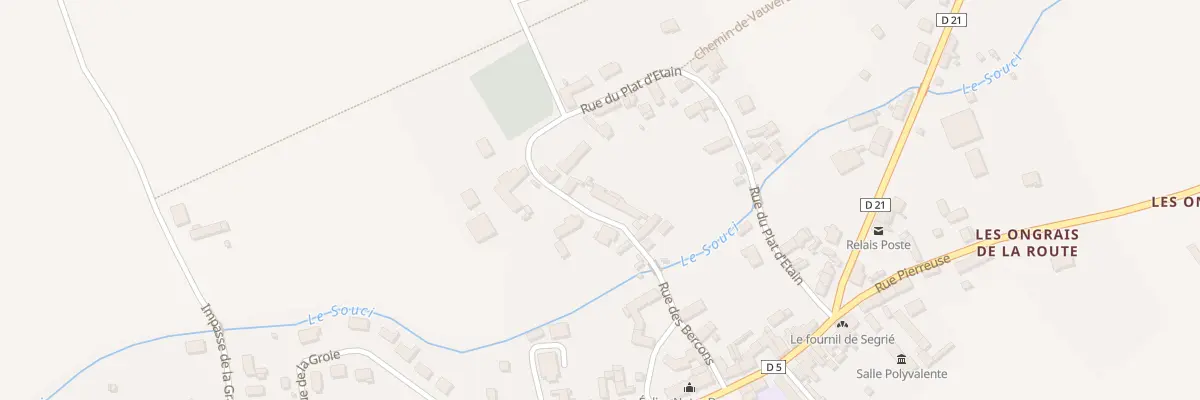 Plan du 11 Rue des Bercons à Ségrie