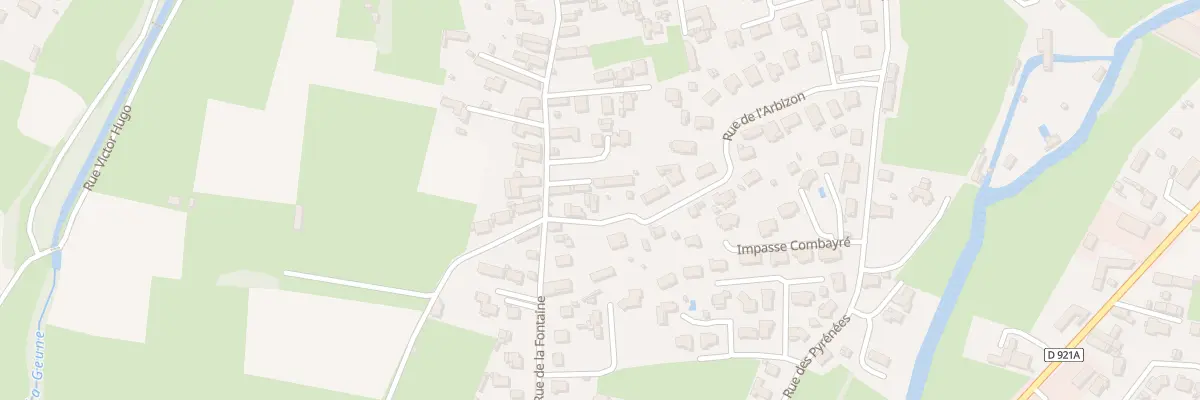 Plan du 1 Rue de la Fontaine à Juillan