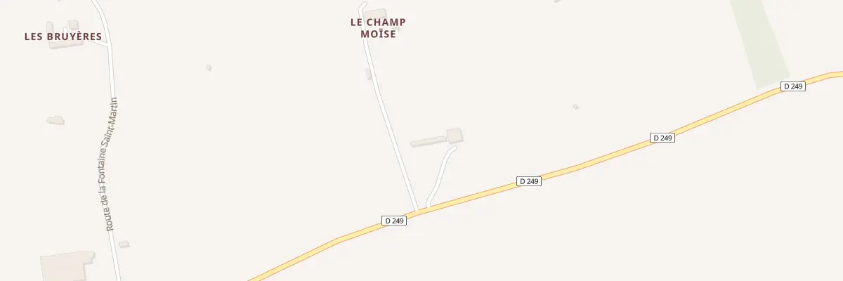 Plan du 5044 Le Champ Moise aux Moutiers-en-Auge