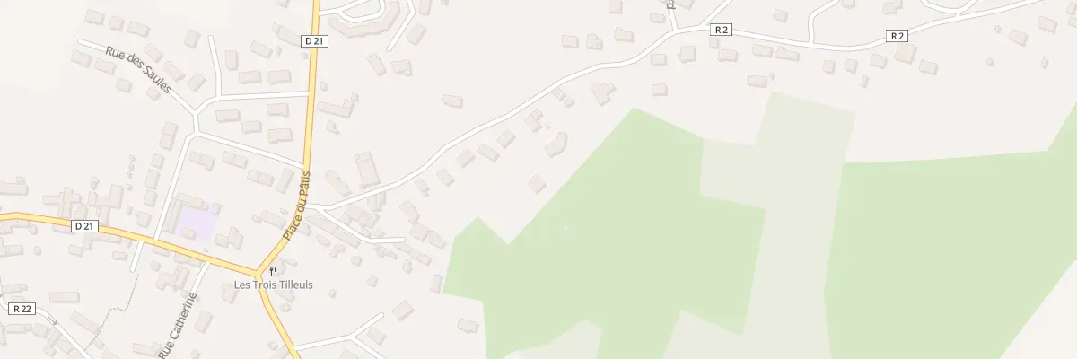 Plan du 22 Rue du Chene Au Sourd à Gesnes-le-Gandelin