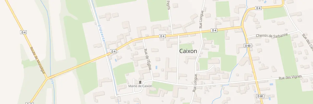 Plan du 4 Rue de l’Eglise à Caixon