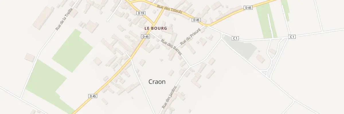 Plan du 2 Rue des Barres à Craon