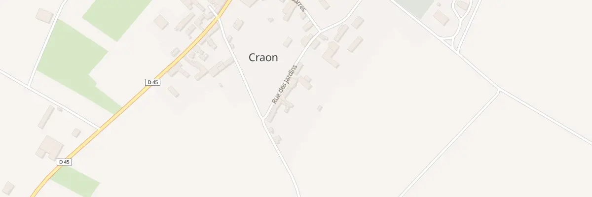 Plan du 4 Rue des Jardins à Craon
