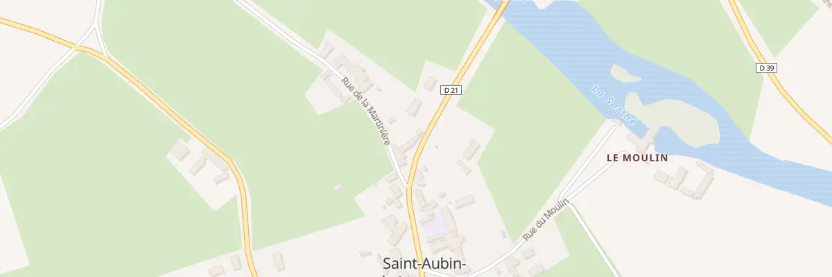 Plan du 15 Rue de Fresnay à Saint-Aubin-de-Locquenay