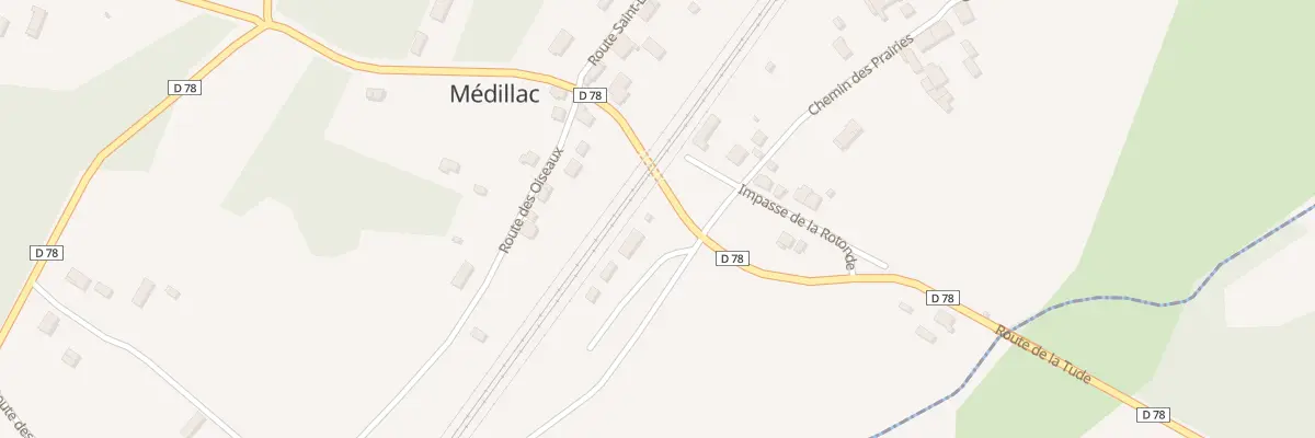 Plan du 6 Rte de la Bataille à Médillac