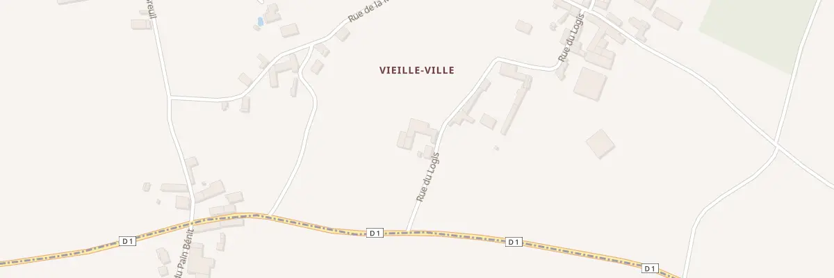 Plan du 5165 Rue du Logis Vieille Ville à Melleran