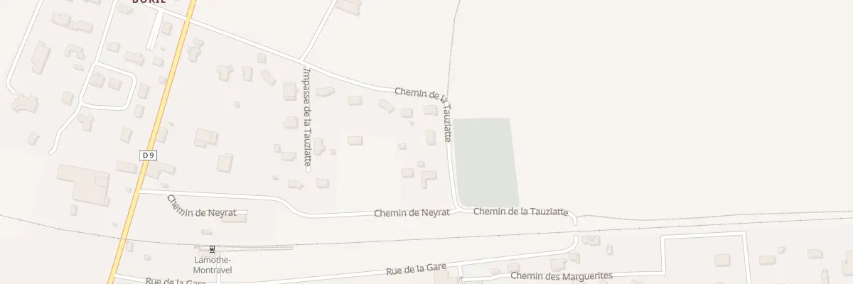 Plan du 38 Che de la Tauziatte à Lamothe-Montravel