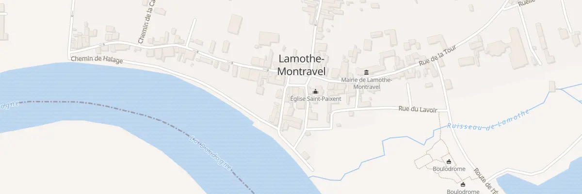 Plan du 7 Pl de l’Eglise à Lamothe-Montravel