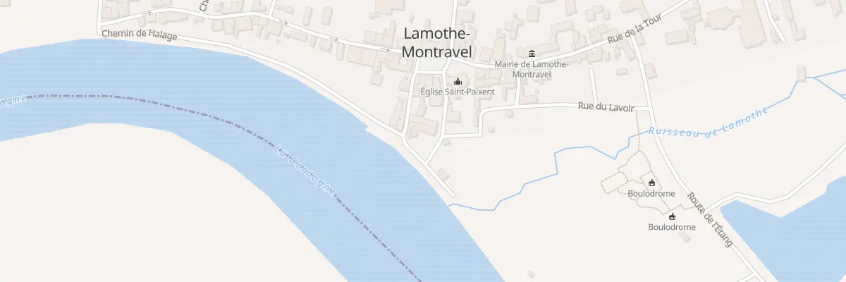 Plan du 10 Rue des Quais à Lamothe-Montravel
