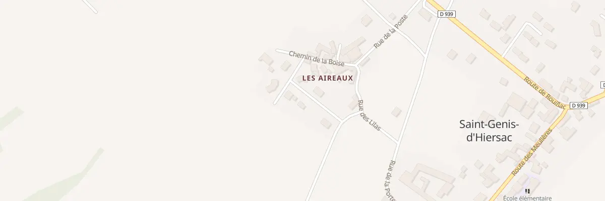 Plan du 3 La Boise à Saint-Genis-d’Hiersac