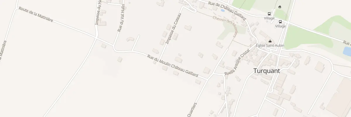 Plan du 6 Rue du Moulin Château-gaillard à Turquant