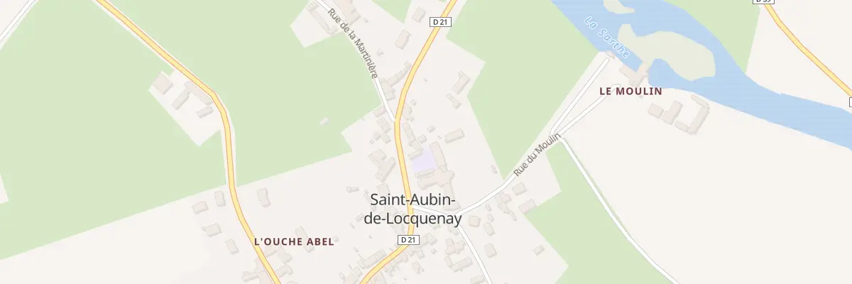 Plan du 2 Rue de Fresnay à Saint-Aubin-de-Locquenay