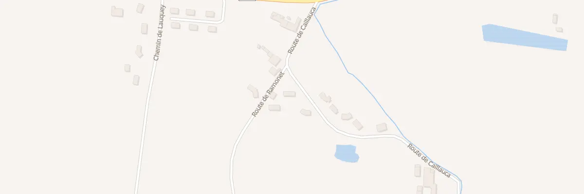 Plan du 166 Rte de Caillauca à Flaujagues