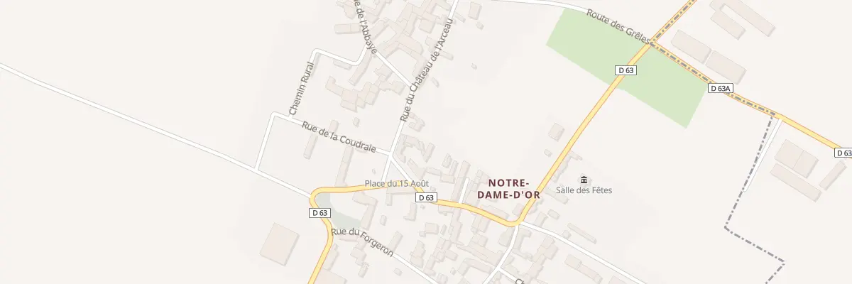 Plan du 2 Rue du Château de l’Arceau à La Grimaudière