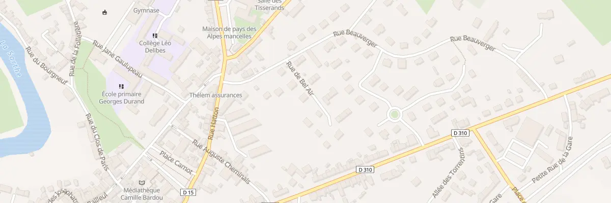 Plan du 4 Rue de Bel Air à Fresnay-sur-Sarthe