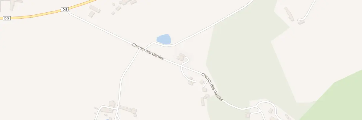 Plan du 1009 Les Gardes à La Roche-Chalais
