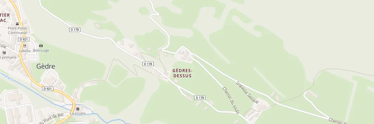 Plan du 5113 Gedre Dessus à Gavarnie-Gèdre