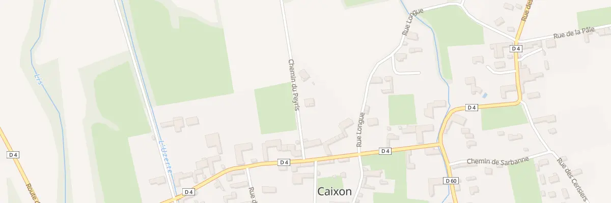 Plan du 8 Che de Peyris à Caixon