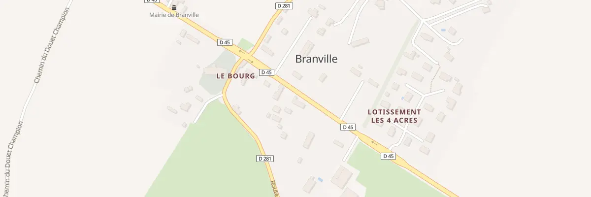 Plan du 5040 Le Bourg à Branville