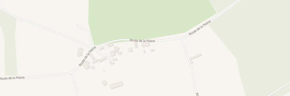 Plan du 3 Rte de la Plaine à Bazac